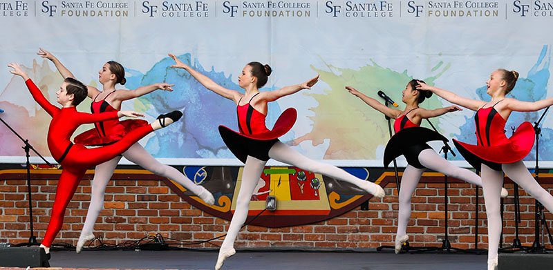 Dancers performing at a Cultural Programs event
