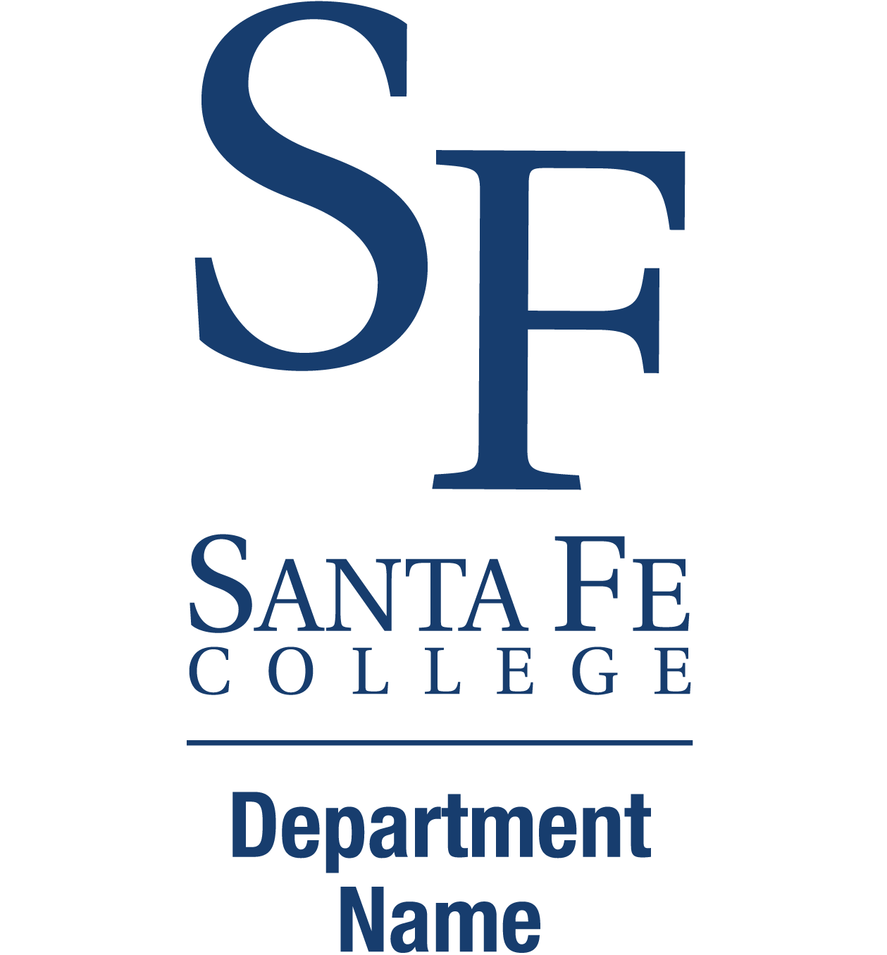SF Departmental Logo Vertical Example