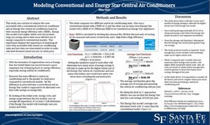Modeling Conventional and Energy Star Central Air Conditioners