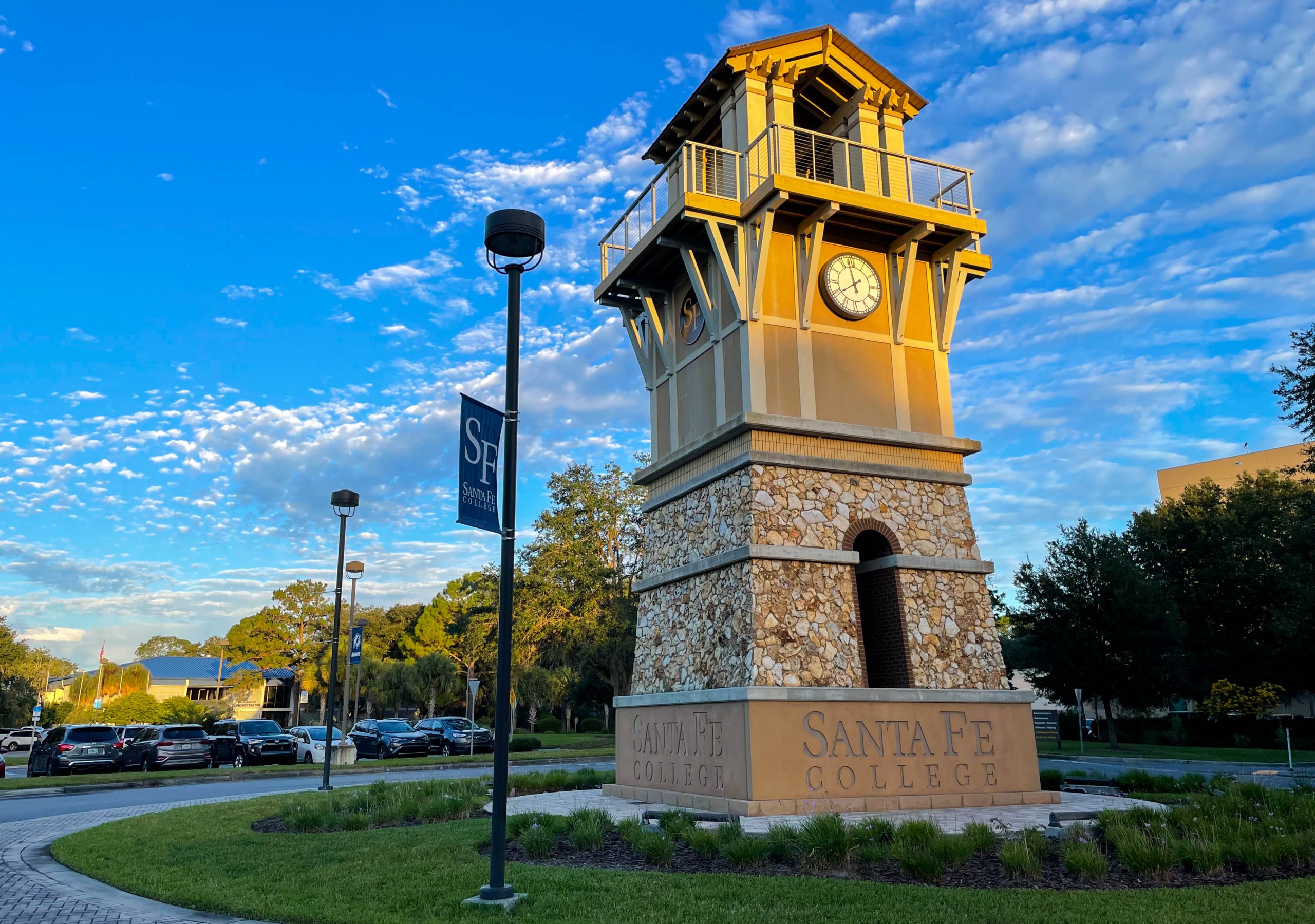 the Santa Fe College Clock Tower