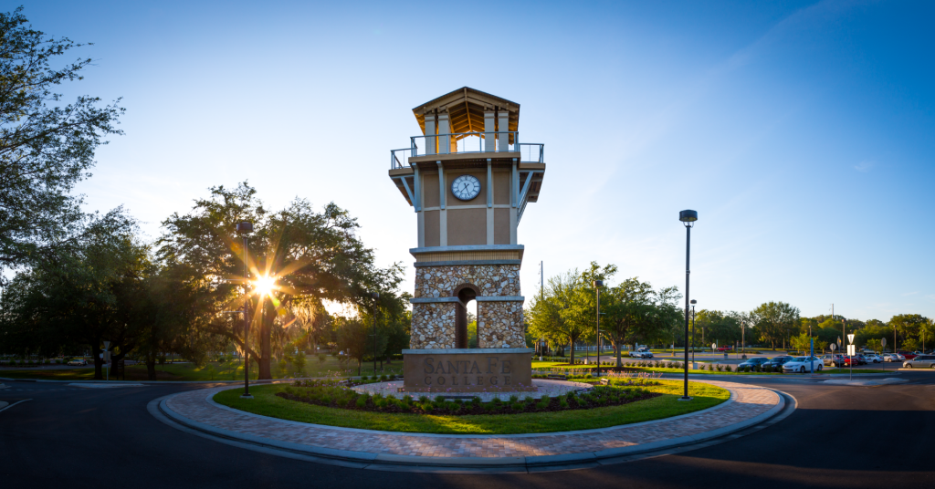 the Santa Fe College Clock Tower