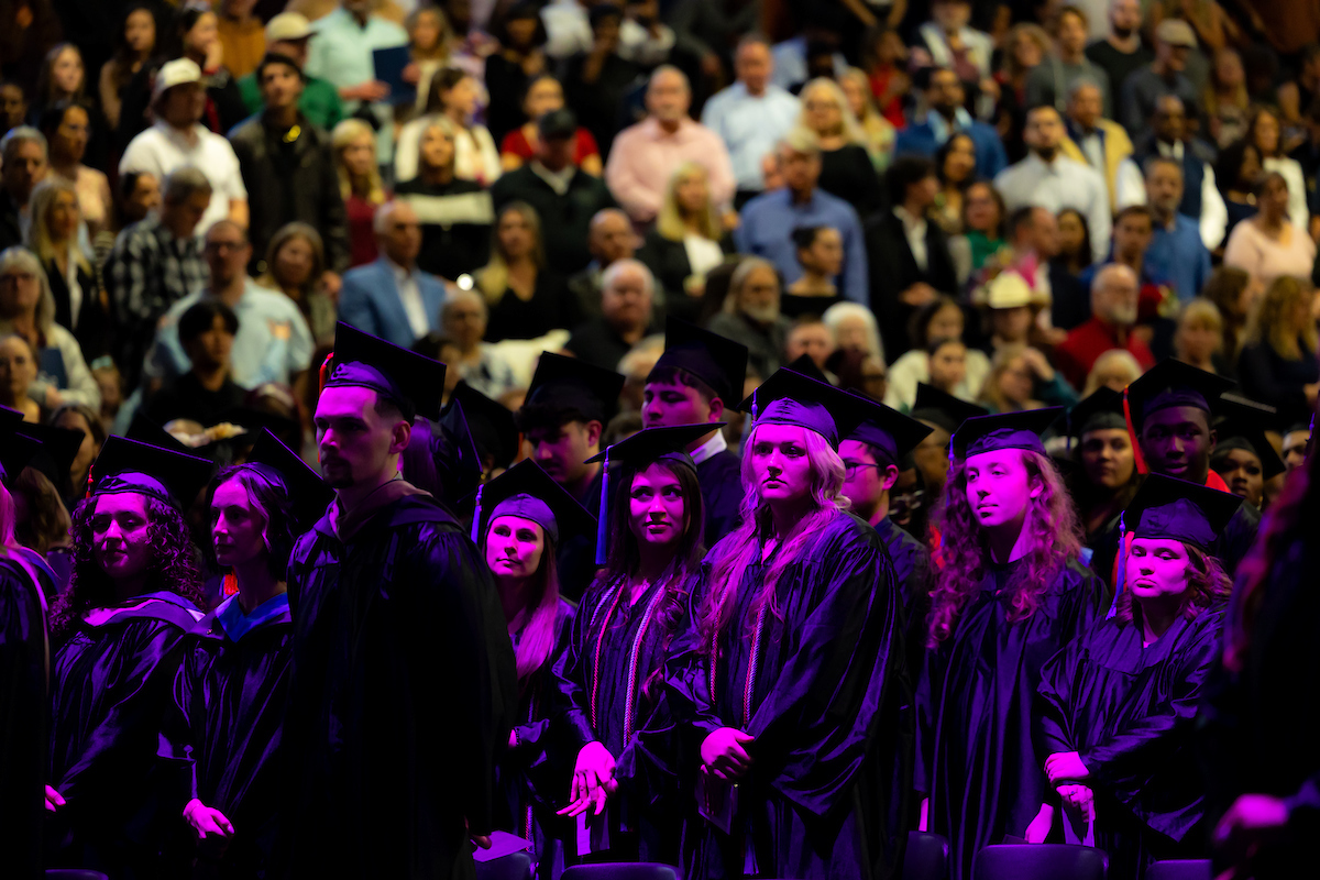 Graduates at the Santa Fe College Fall 2024 Graduation Ceremony.