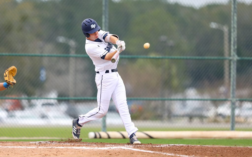 Santa Fe Saints batter Andrew Eyster