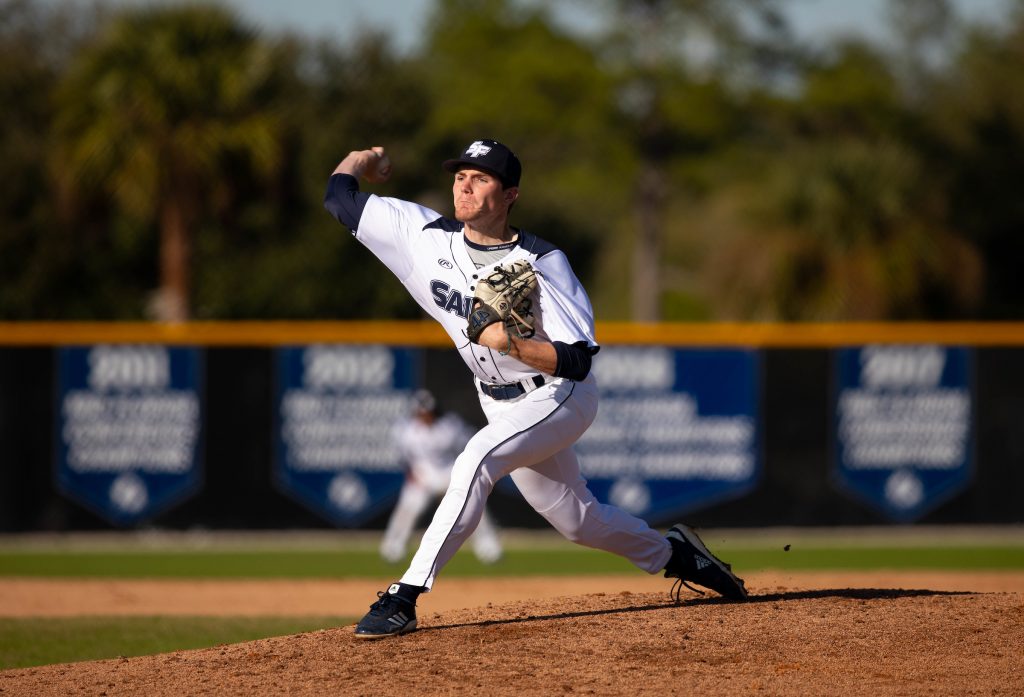 Santa Fe College Saints pitcher Michael Paul 